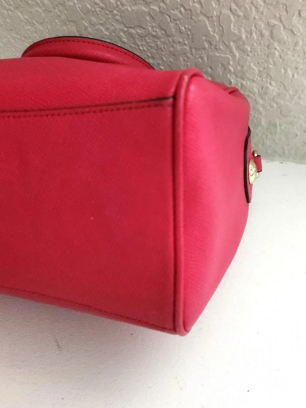 Euc Coach Mini Bennett Red Crossbody Bag Purse